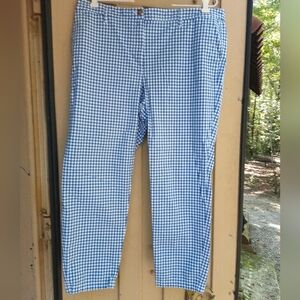 Blue/White Gingham Talbot's Pant 16